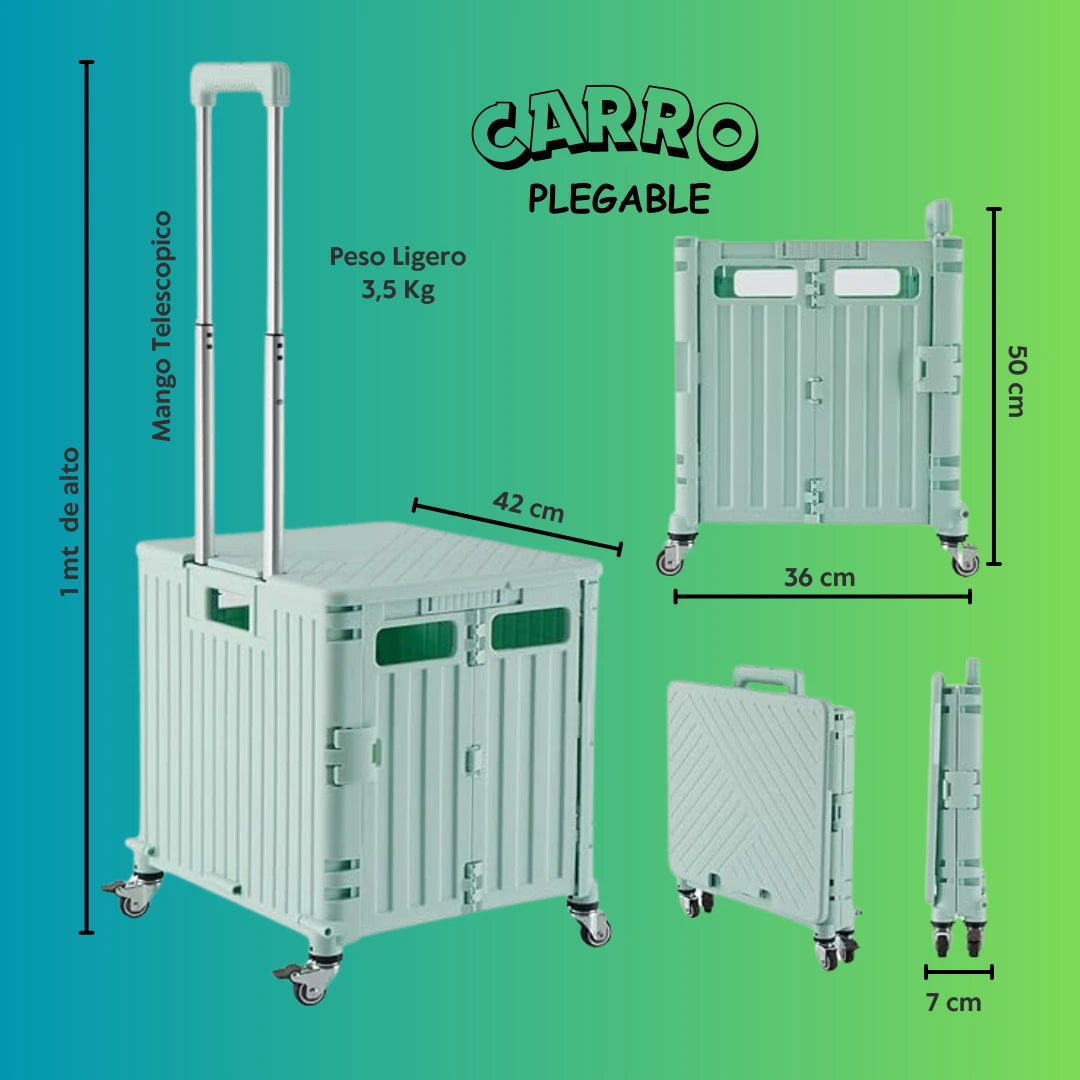 Carro de Mercado Plegable