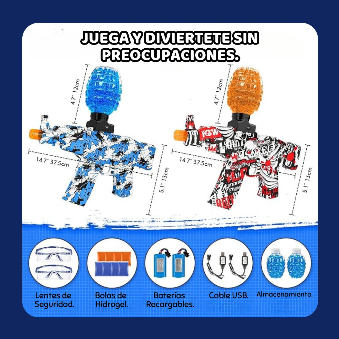 Pistola Hidrogel Automatica Recargable