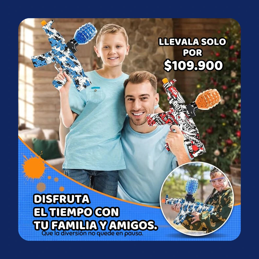 Pistola Hidrogel Automatica Recargable