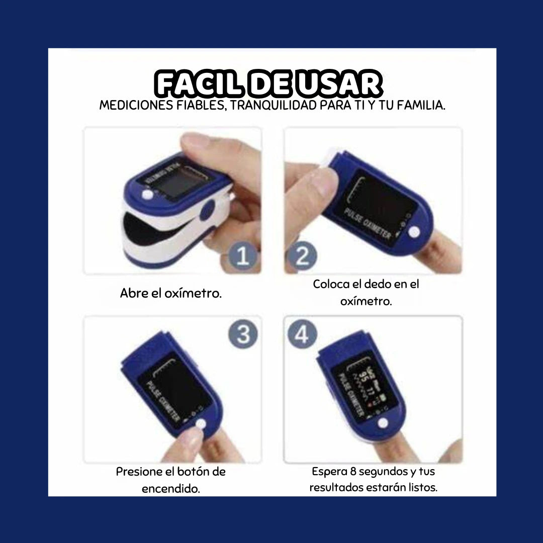 Oximetro De Pulso Digital para dedo