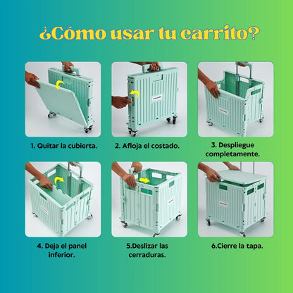 Carro de Mercado Plegable